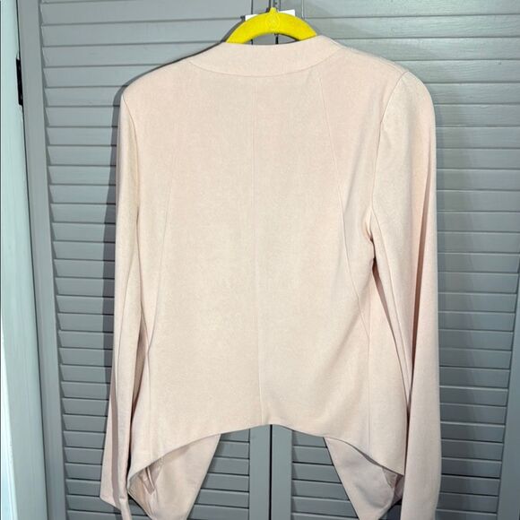 BCBGeneration Cream Blazer Tailored Open Front pre-owned size: xs - Picture 3 of 9